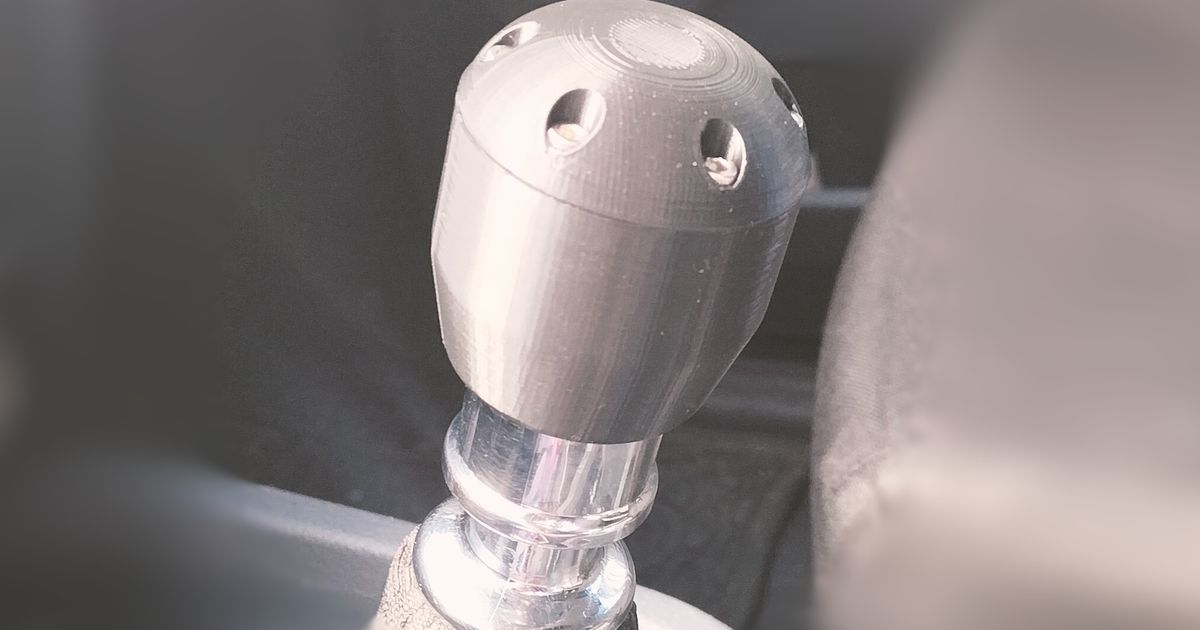 Ford Ranger Replacement Gear Knob by D1gital_Punk Download free STL