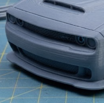 2018 srt doge challenger widebody rc shell