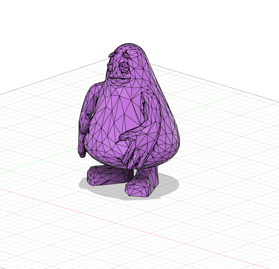 Miniatura 2 do modelo 3D Low Poly Grimace