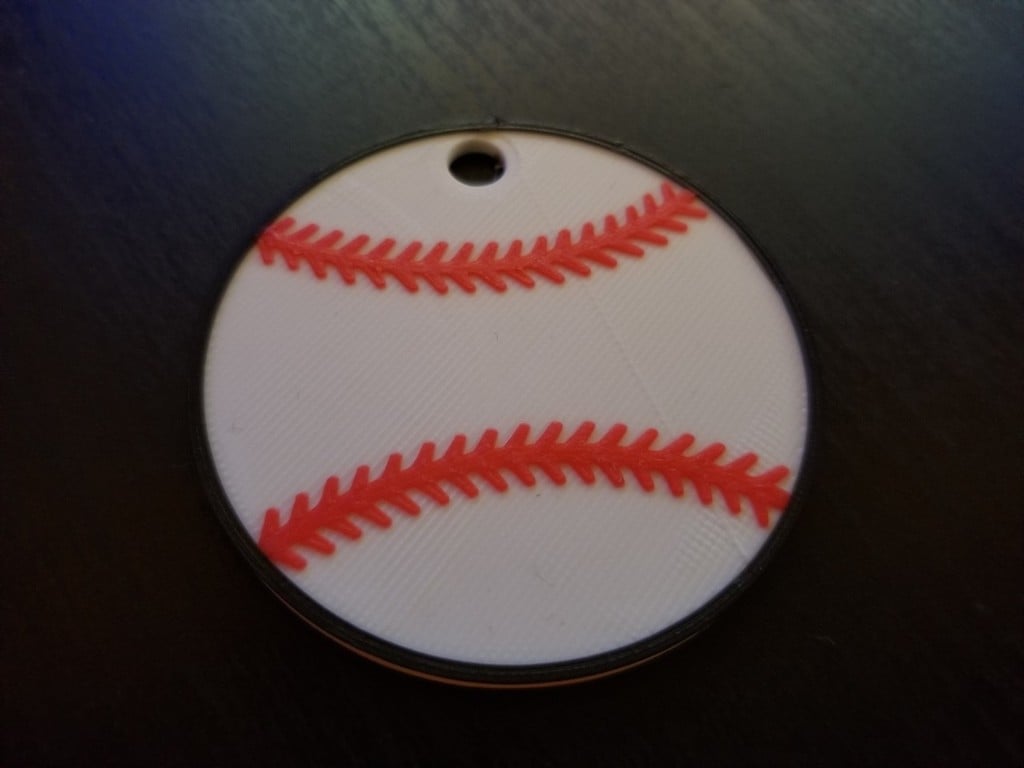 Baseball Keychain