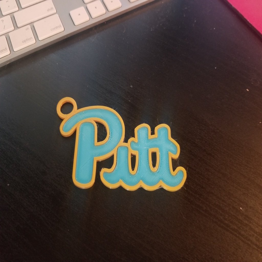 Pitt Keychain by Samicable | Download free STL model | Printables.com