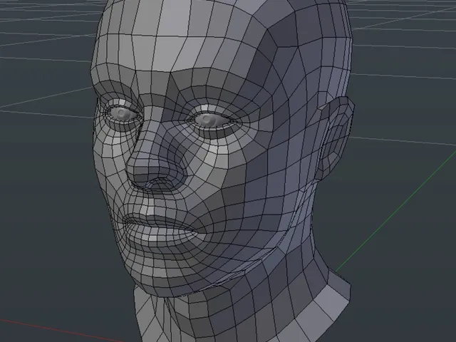 Male Head Sculpt Base Mesh