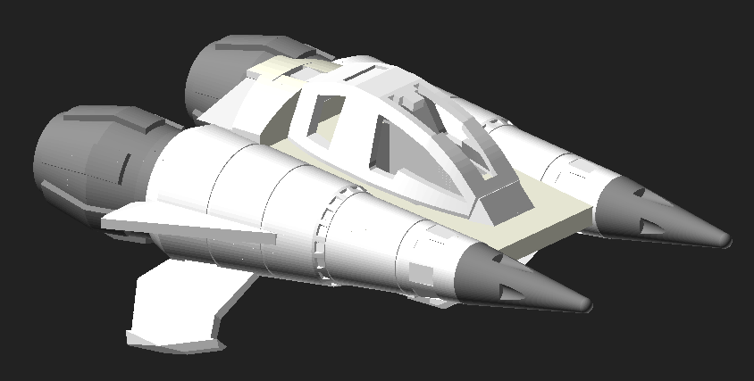 Buck Rogers Starfighter for Minimates