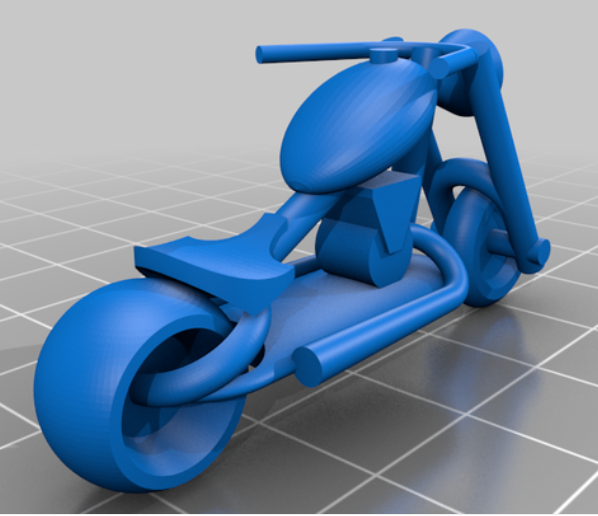 OpenSCAD Motorcycle