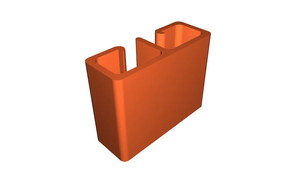 Cable clip rectangle by Arasti | Download free STL model | Printables.com
