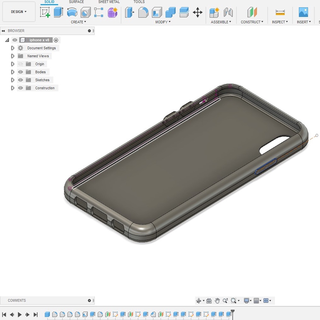 Iphone X case by Patrice Peccard | Download free STL model | Printables.com