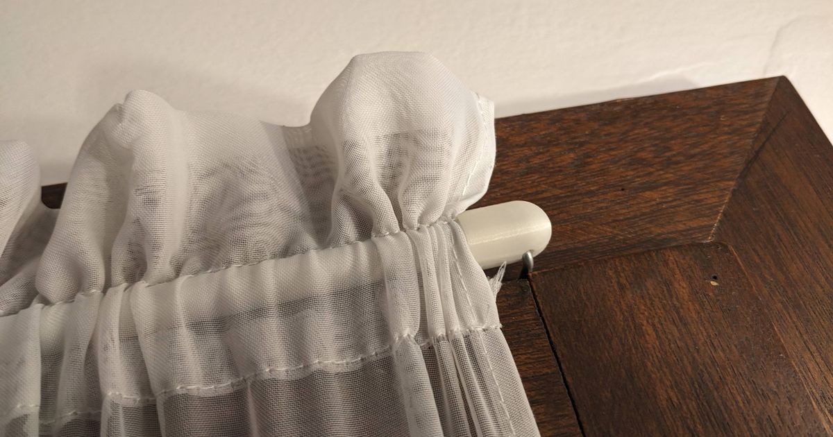 Curtain rod end cap by Brecht Download free STL model