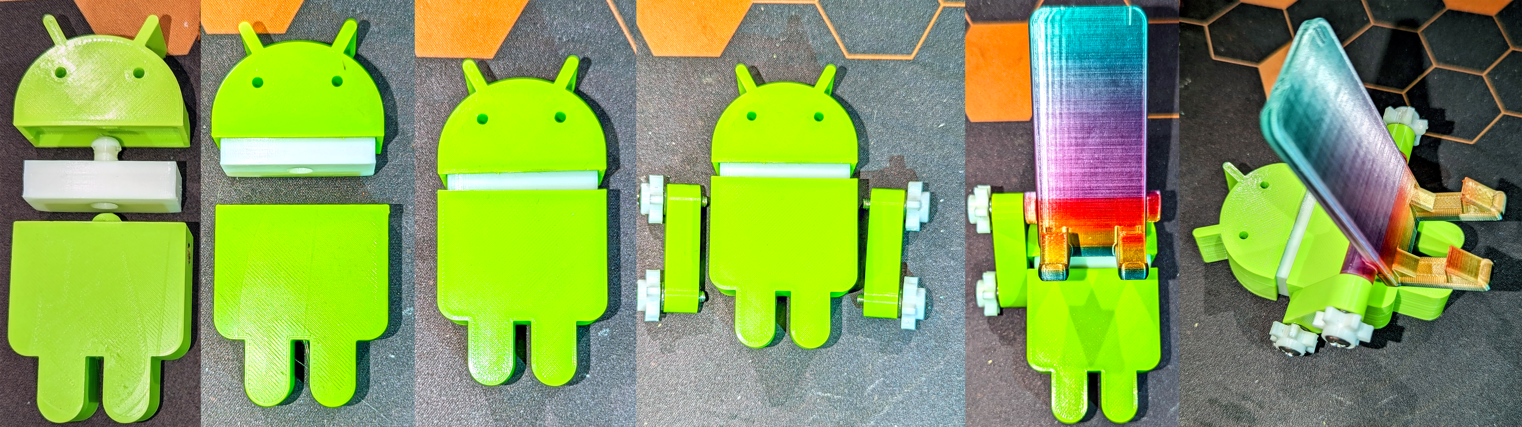 Miniatura 4 do modelo 3D Android Bugdroid Phone Stand