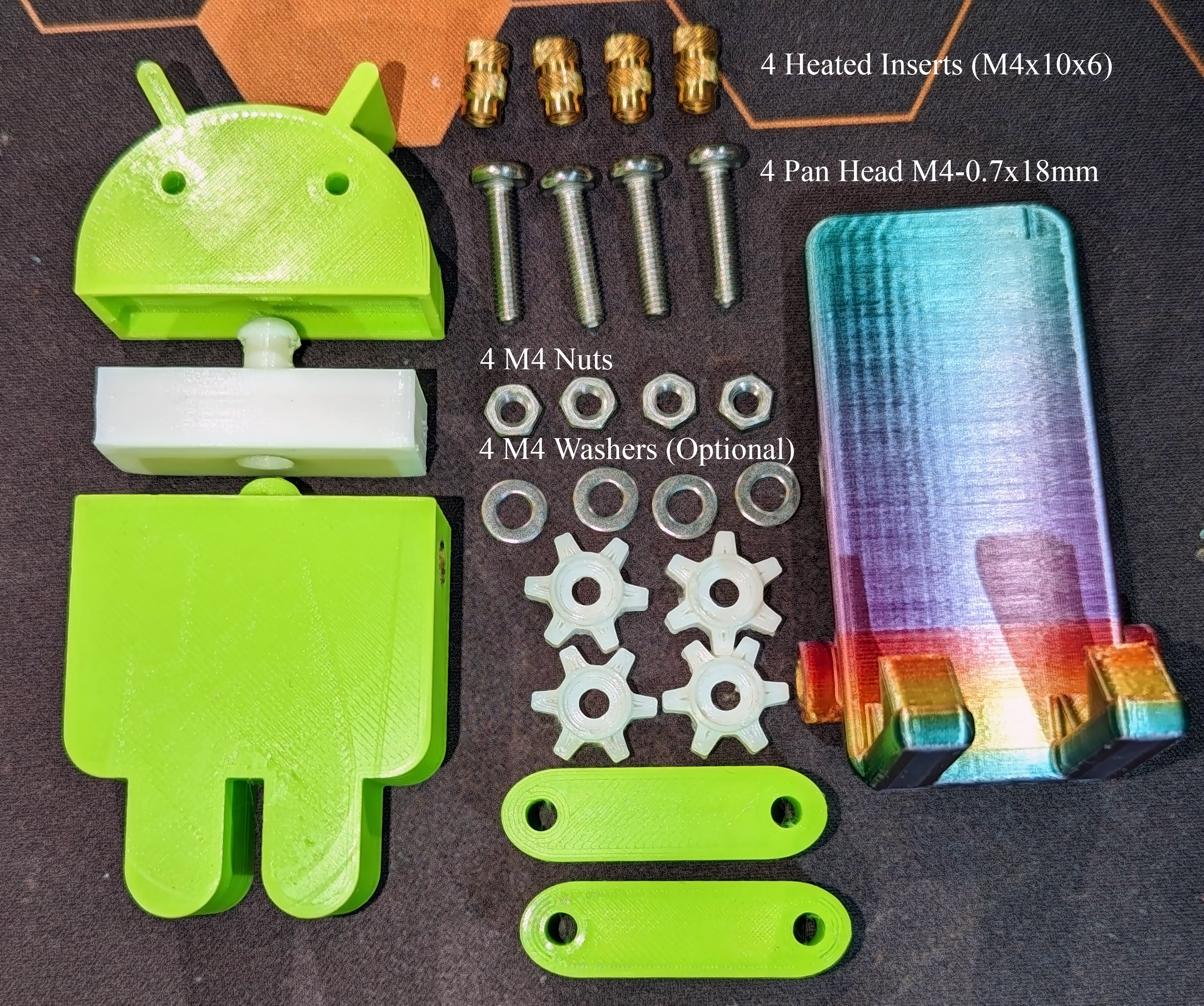 Miniatura 2 do modelo 3D Android Bugdroid Phone Stand