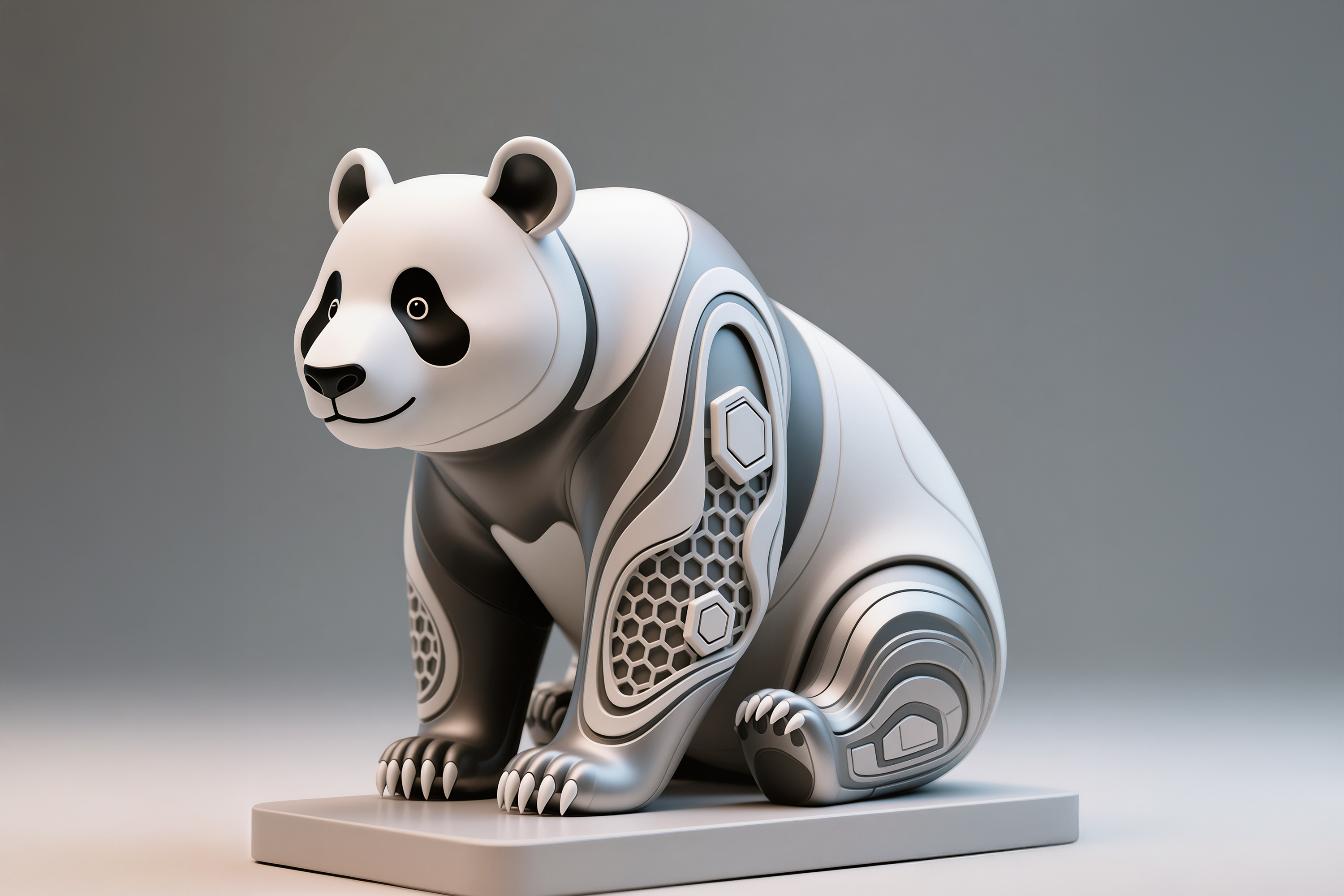 Giant Panda, Hexa Sculpture