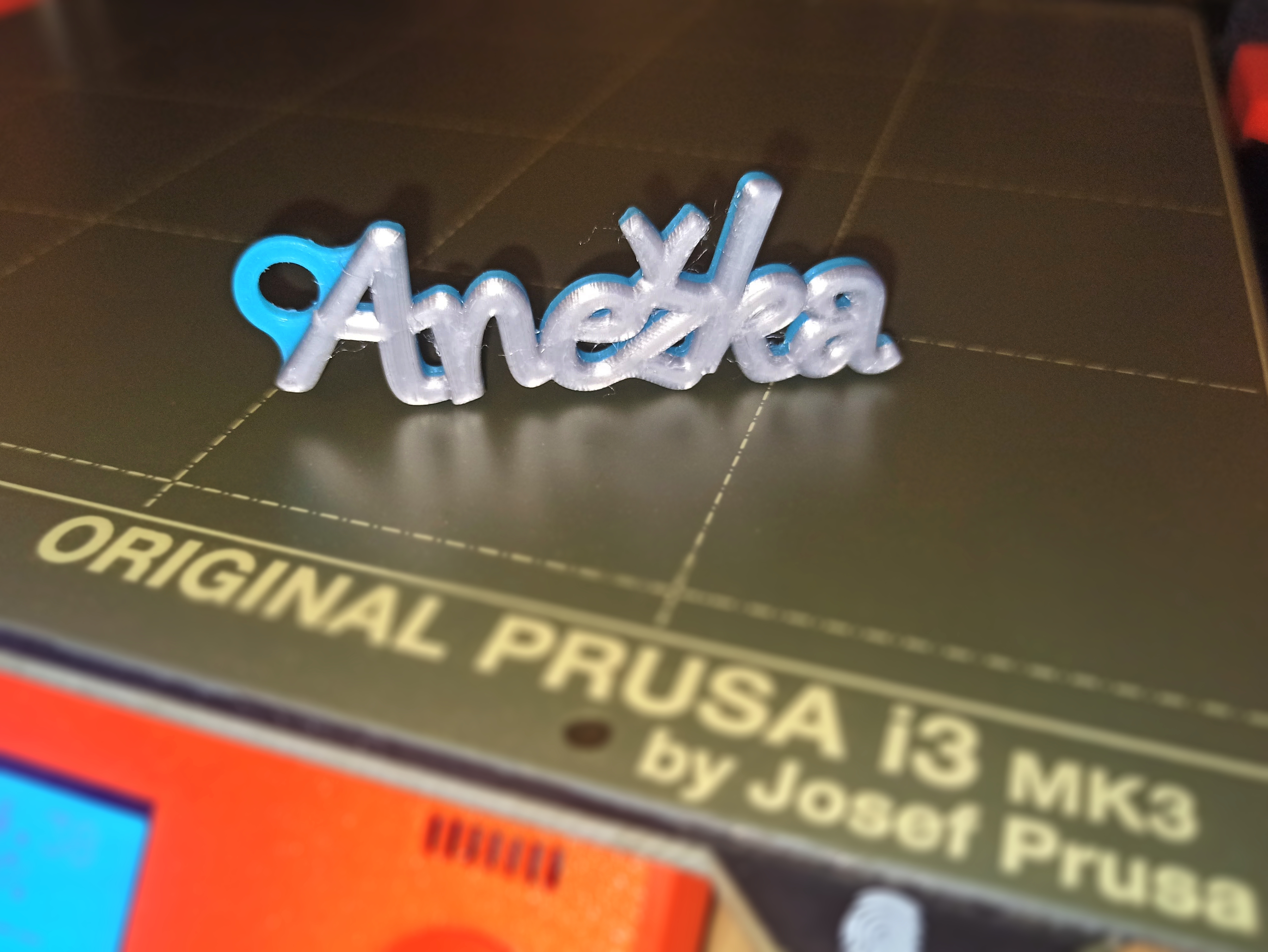 Keychain with name (Anežka)