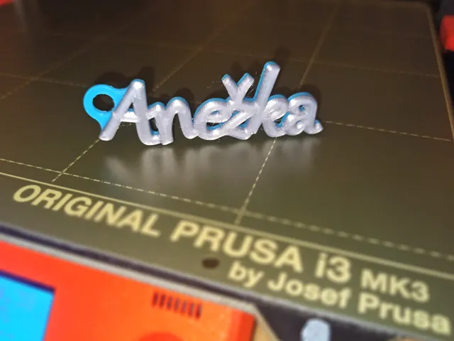 Keychain with name (Anežka)