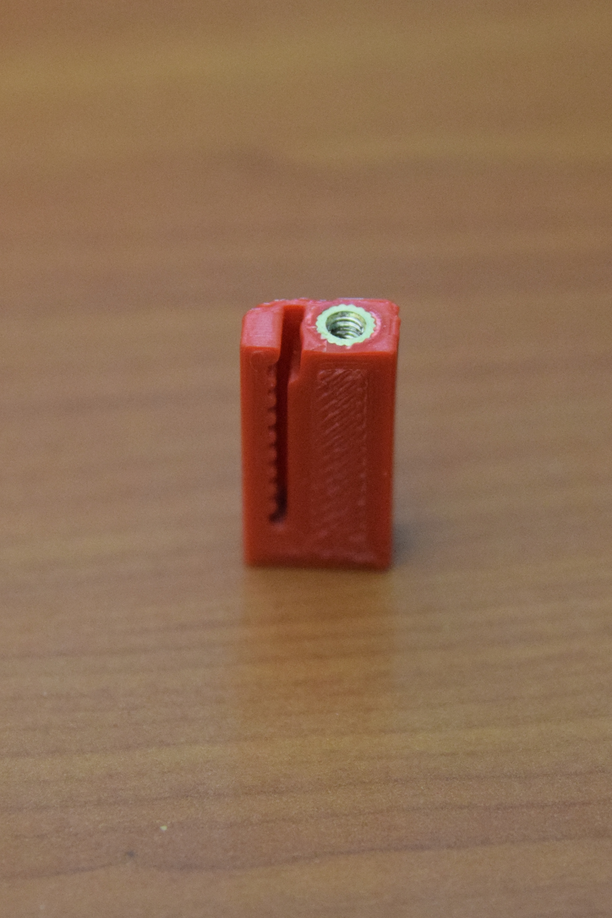 EVA 3 X Belt Grabber with M3 Heat-Set Insert (Cartesian) 3D model thumbnail