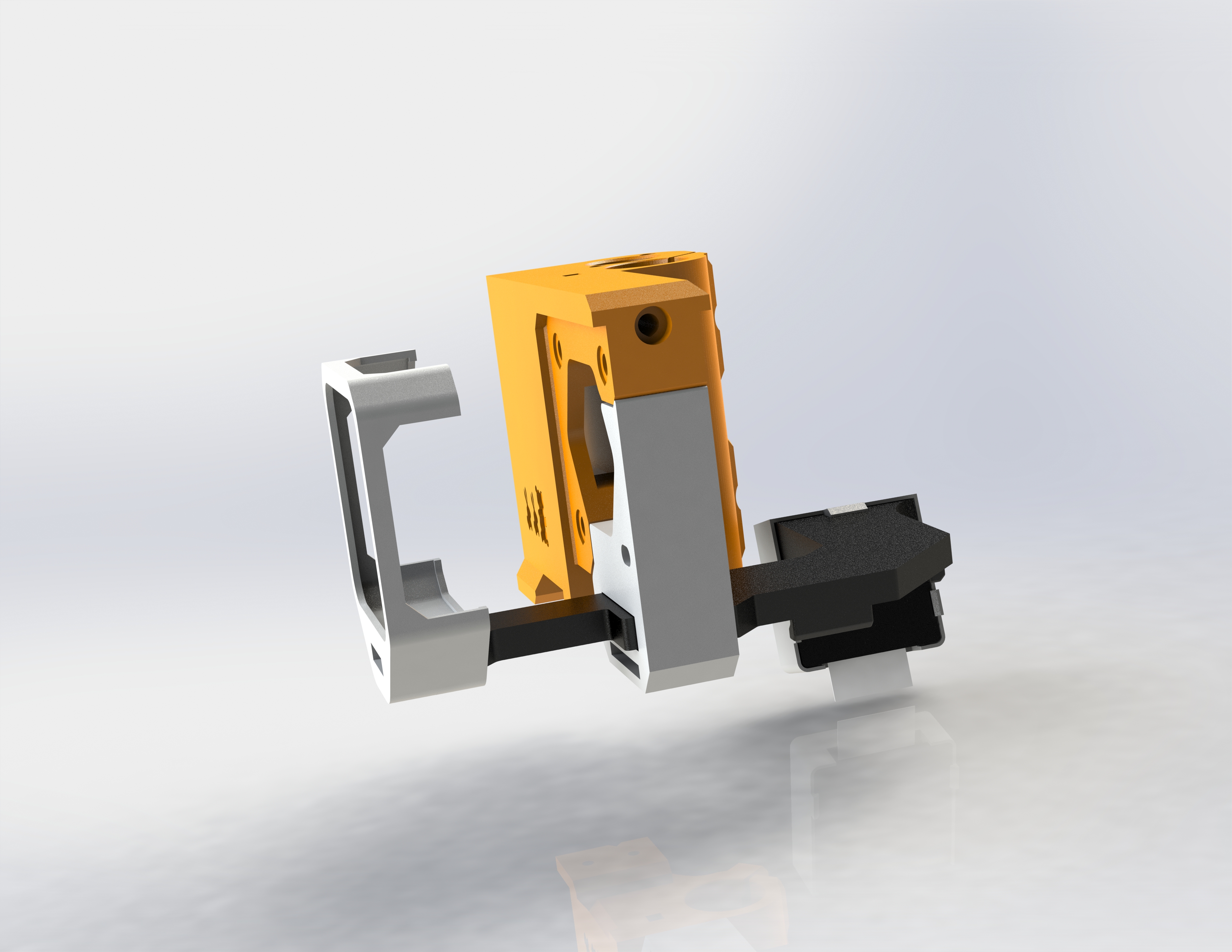 Prusa MK3S BNBSX Pi Camera V1.3 Mount With X-axis Cable Protection
