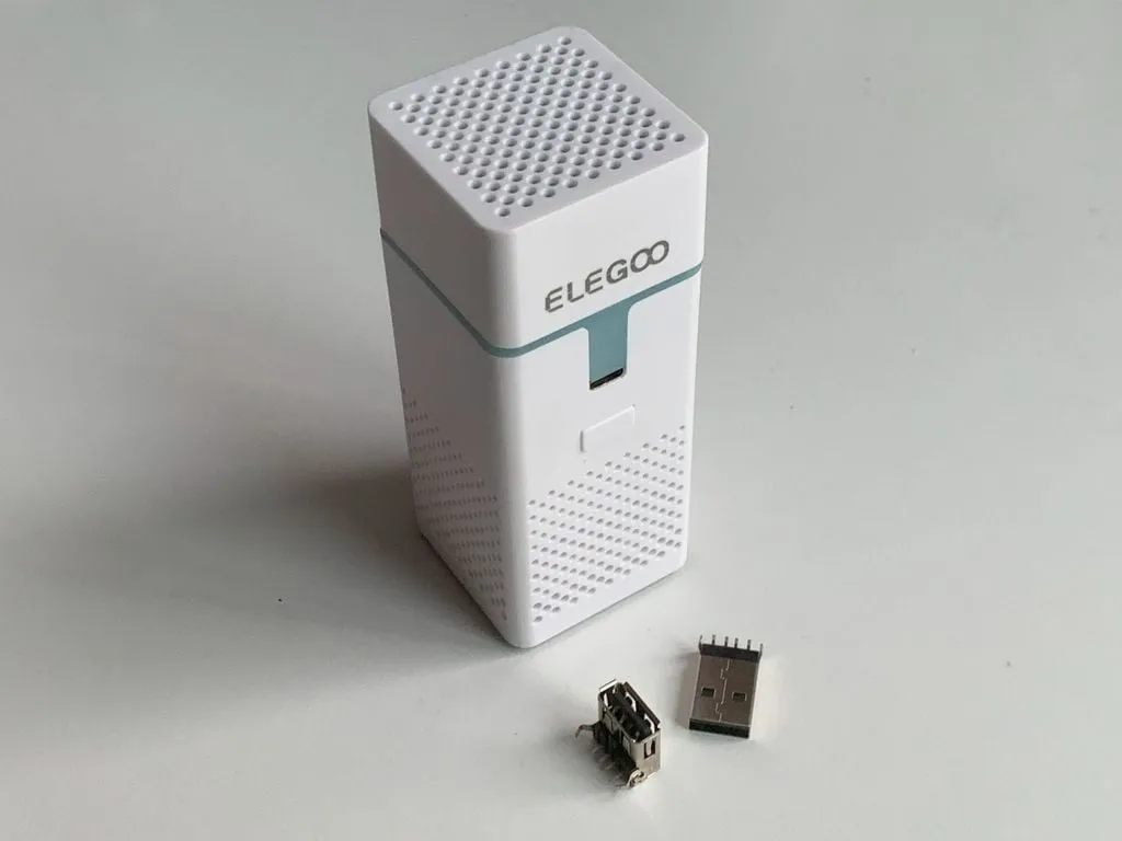 ELEGOO 2pcs USB Air Purifier Set with Built-in Activated Carbon