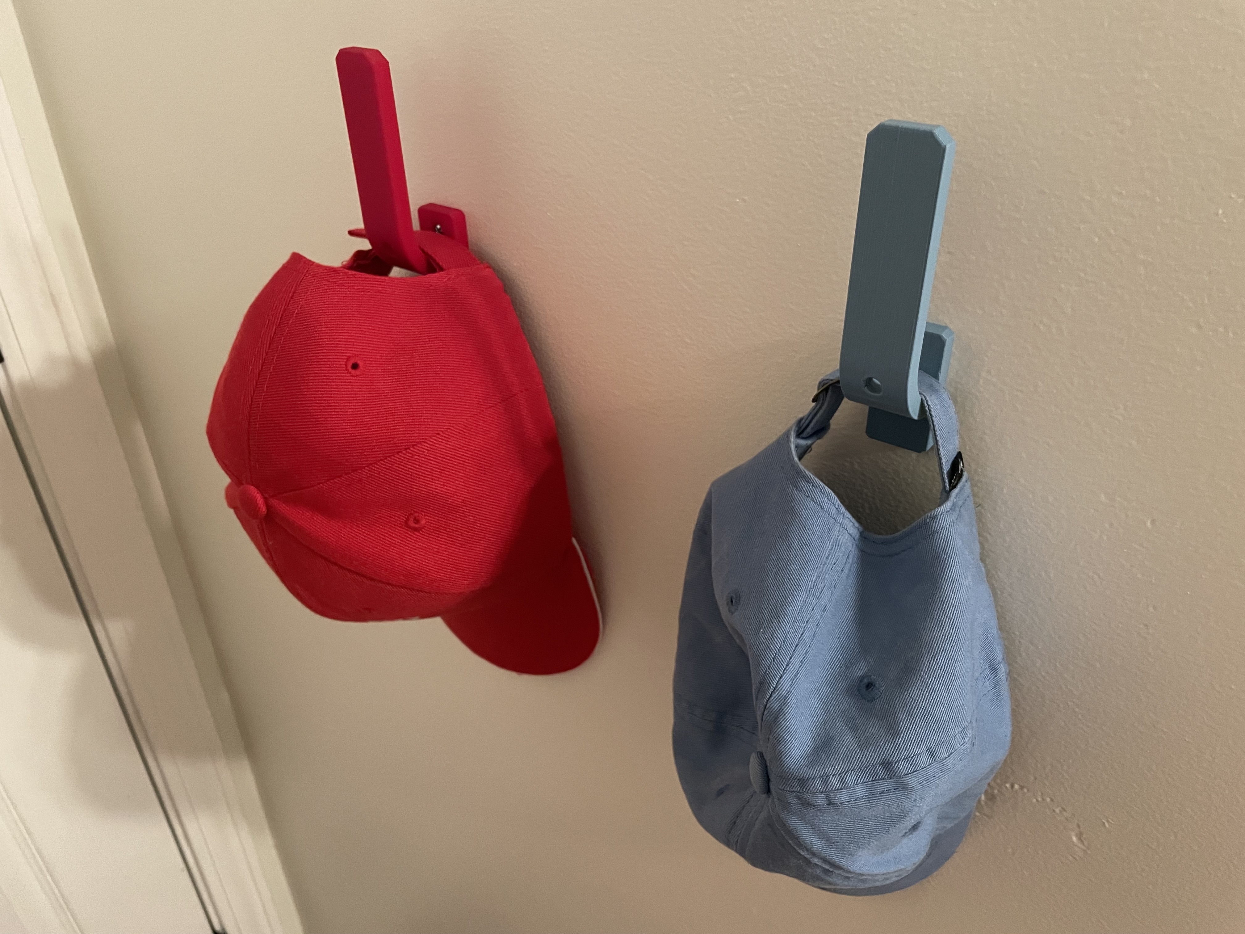 Miniatura 2 do modelo 3D Multi-hat wall hook
