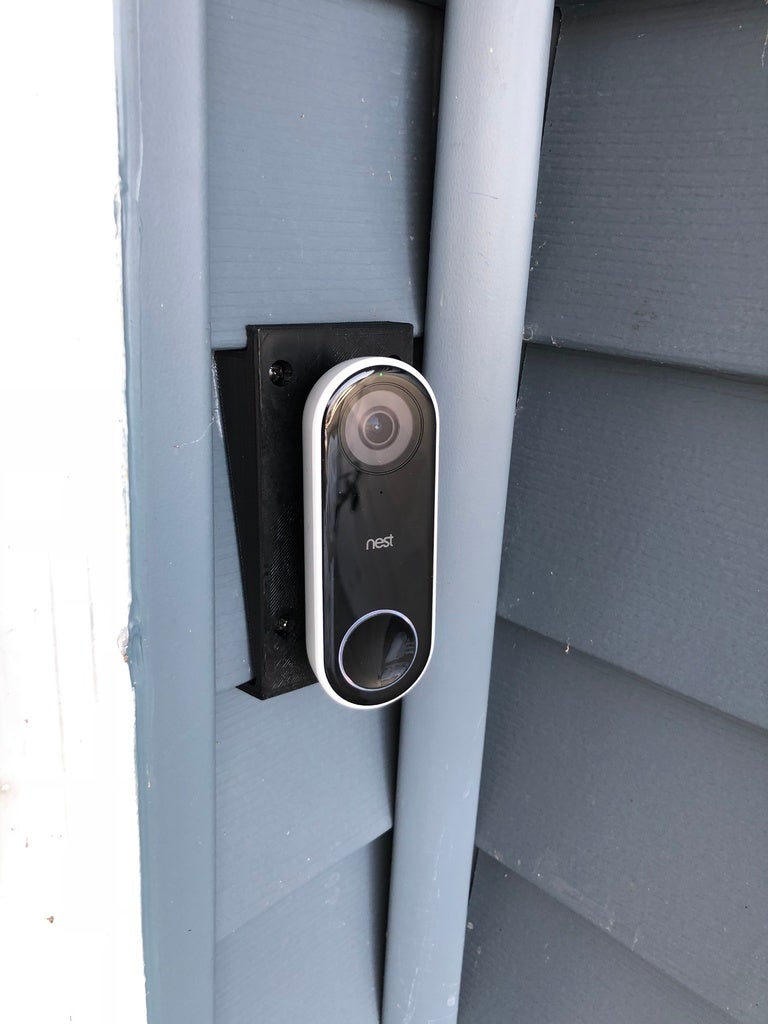 Nest Doorbell Vinyl Siding Mount by menerso Download free STL model