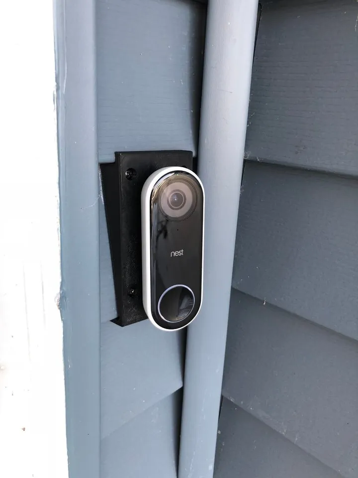 Nest doorbell clearance siding mount