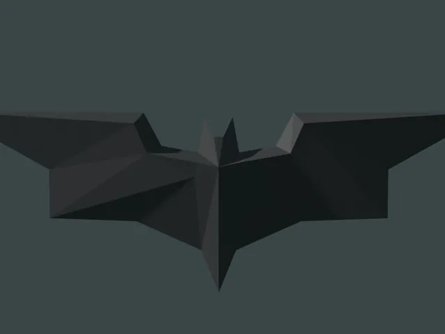batlogo wall decoration (low poly)