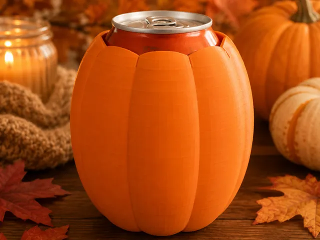 Plan Pumpkin Koozie