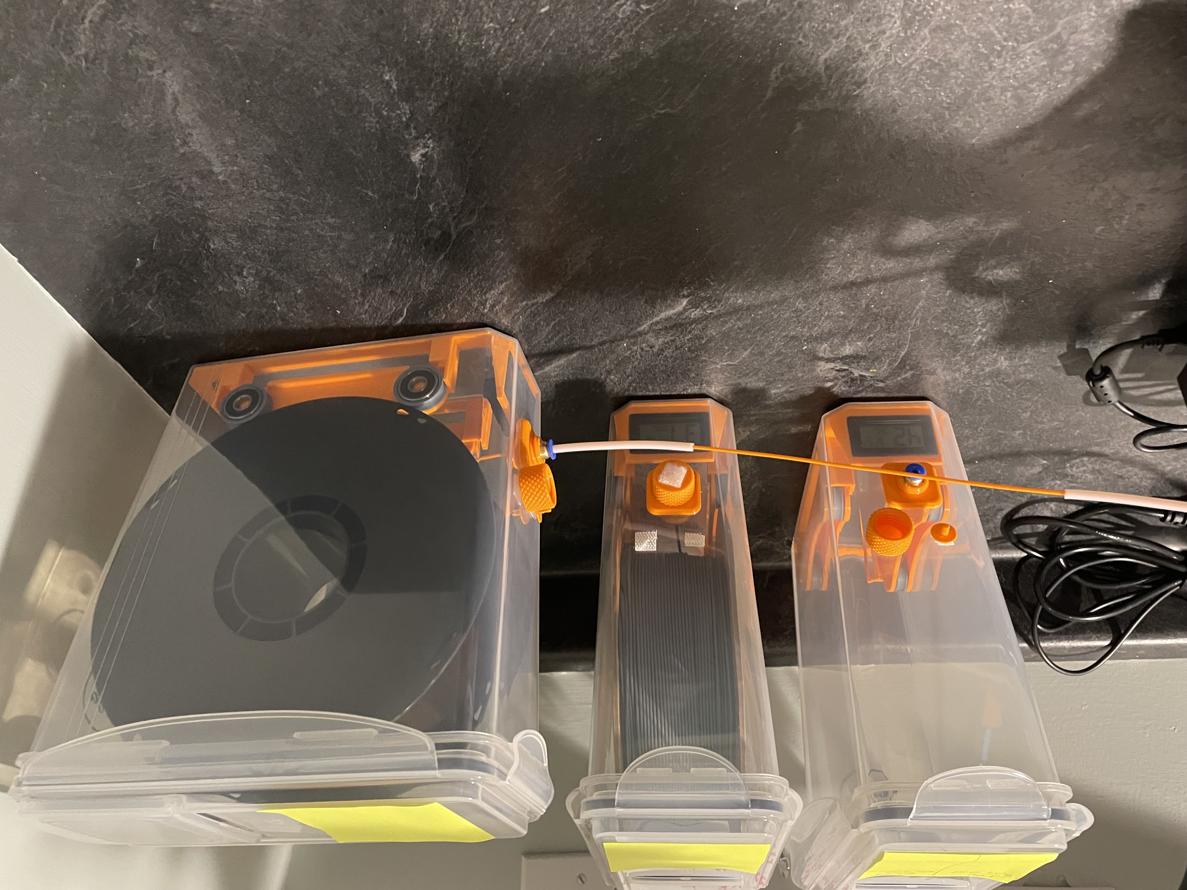 Updated Cereal Dry Box (Plastic House) & Filament Holder
