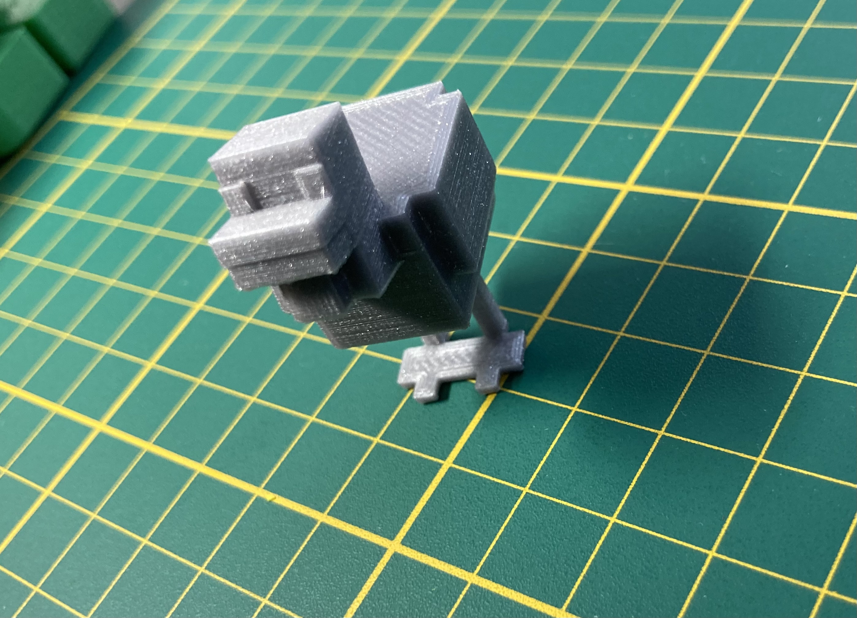 Miniatura 2 do modelo 3D Minecraft Chicken