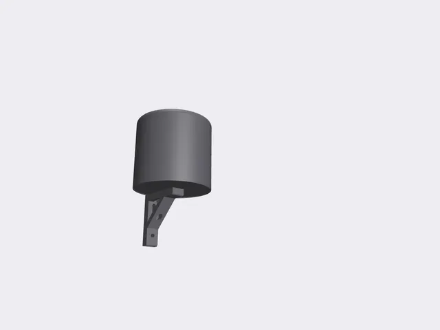 Gehäuse zur Wandmontage für Apple HomePod mini (Housing with wall mount for Apple HomePod mini)