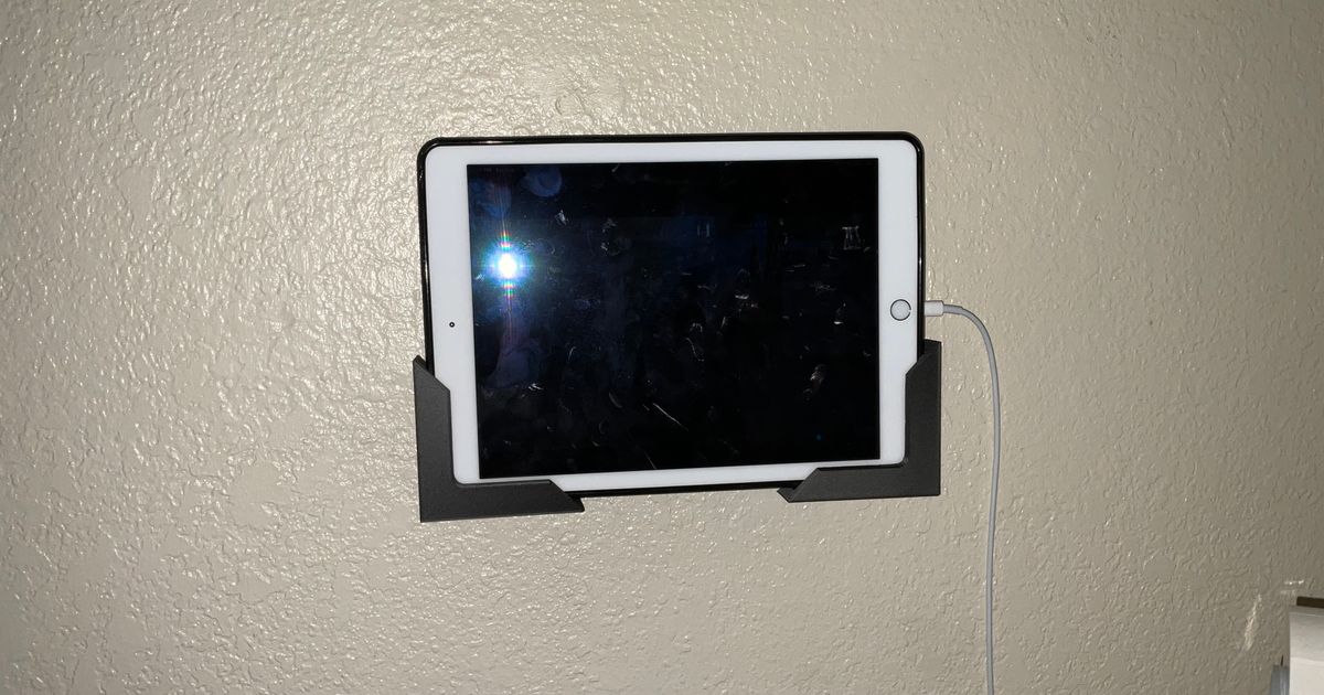 iPad Air 2 Wall mount Brackets by MountMaker Download free STL model
