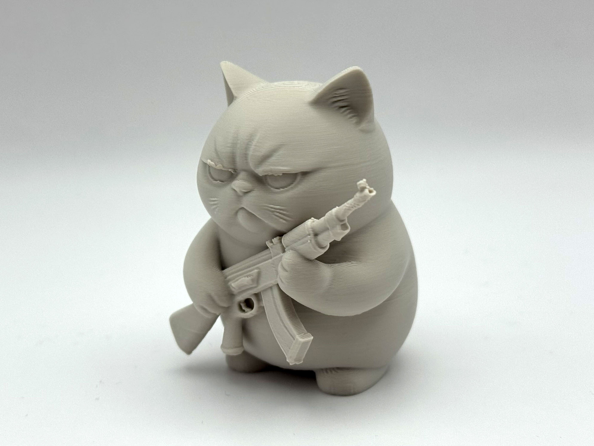 Miniatura 5 do modelo 3D Grumpy Rifle Kitten