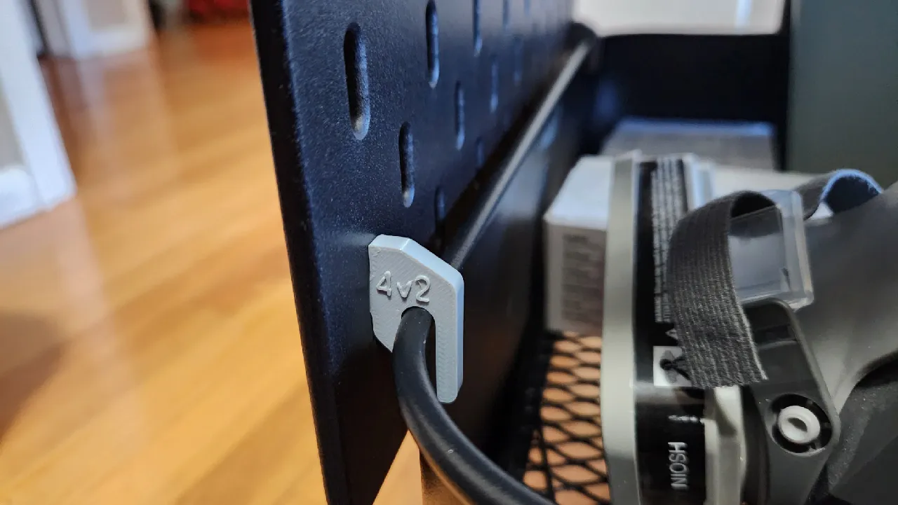 Adaptateur JL House Pour Relier Panneau Skadis Ikea Au Chariot RÅSKOG Ou Tabouret NORRÅKER - Kit De Fixation Facile - 3