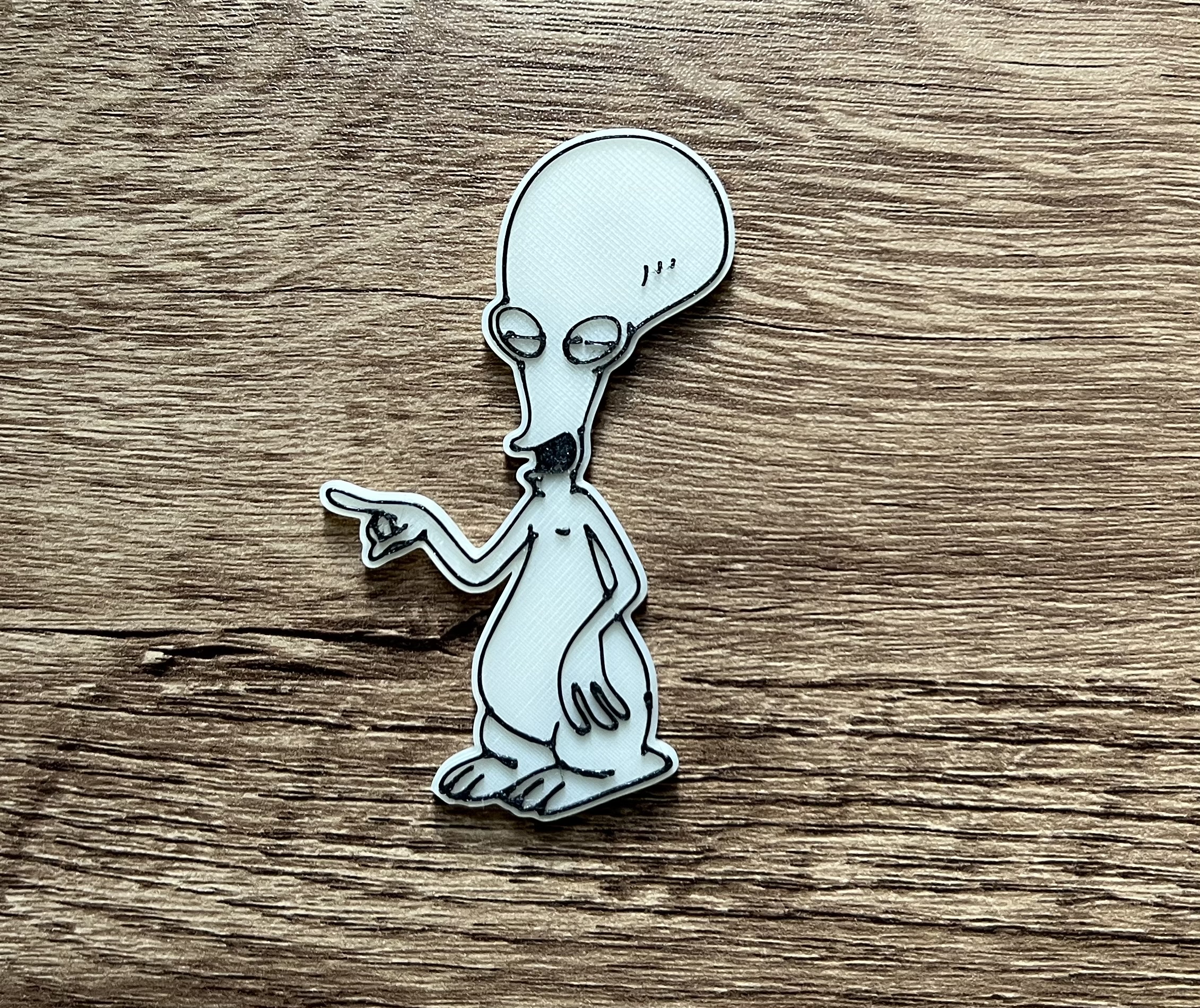 Roger American Dad magnet (8x3mm magnets)
