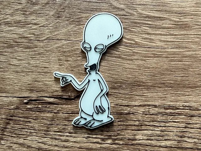 Roger American Dad magnet (8x3mm magnets)