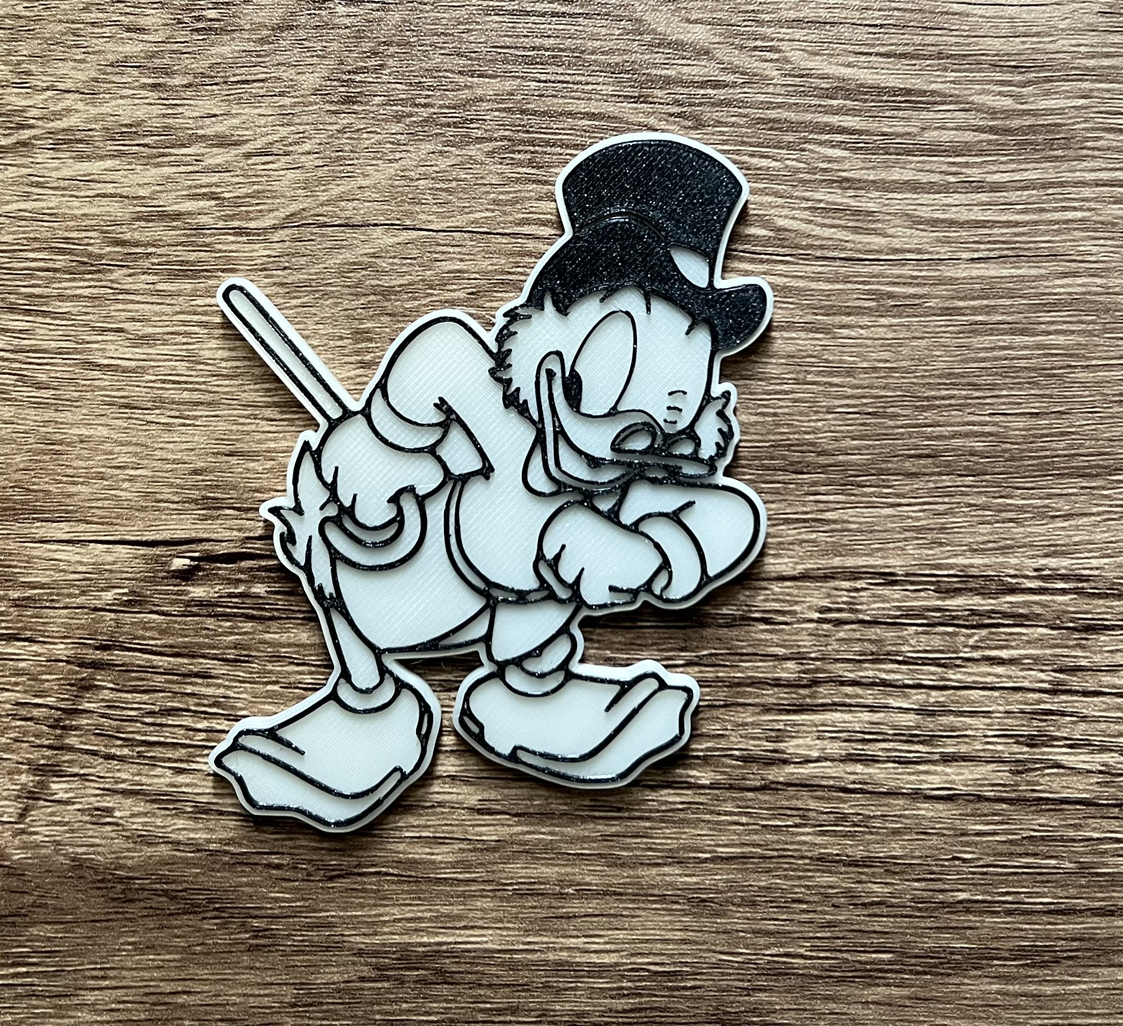 Scrooge Duck Tales magnet (8x3mm magnets)