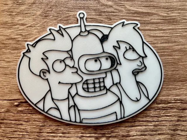 Futurama magnet (8x3mm magnets)