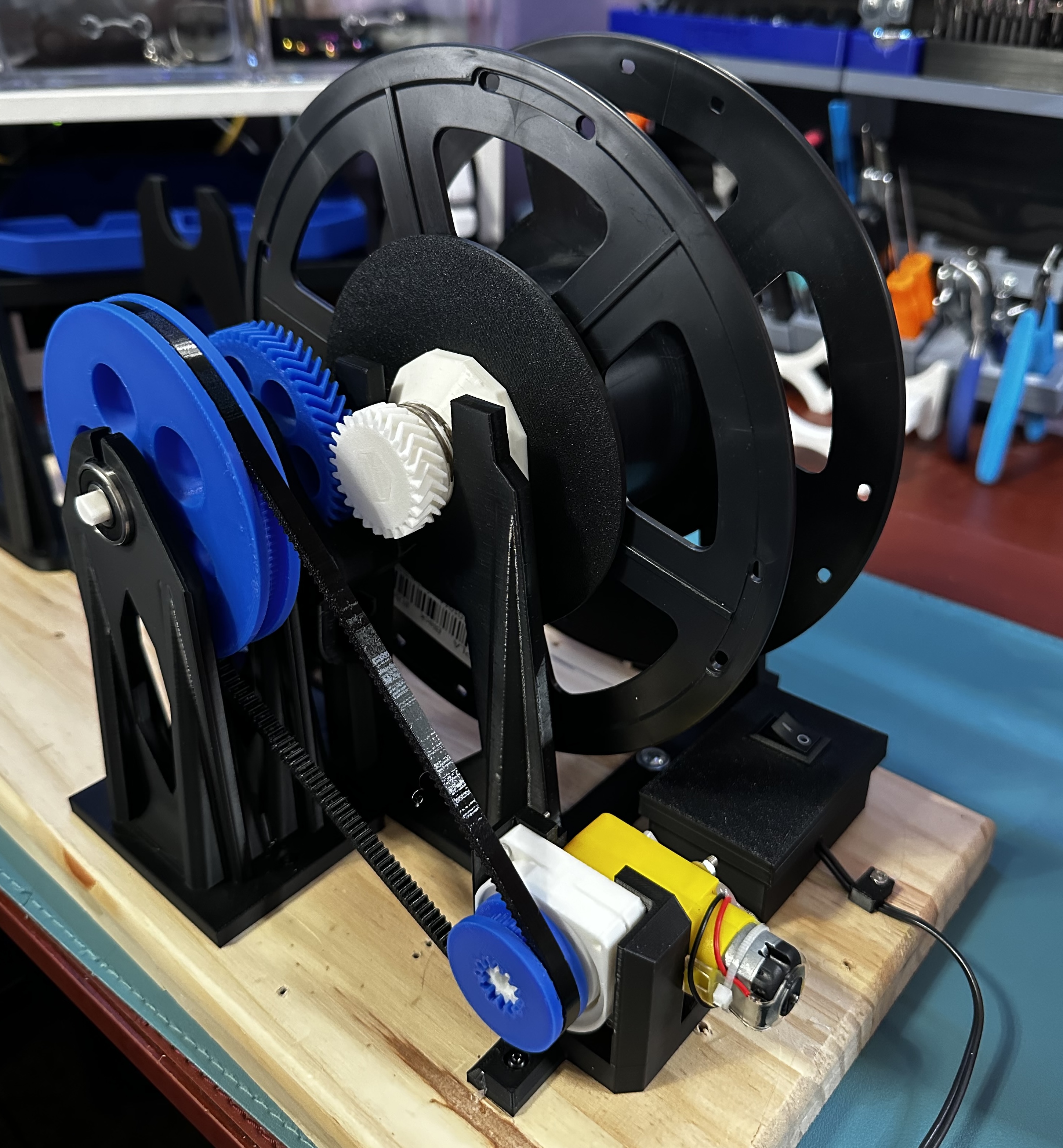 Bambu Lab Motorized Spool Winder By Wiz3D | Download Free STL Model ...