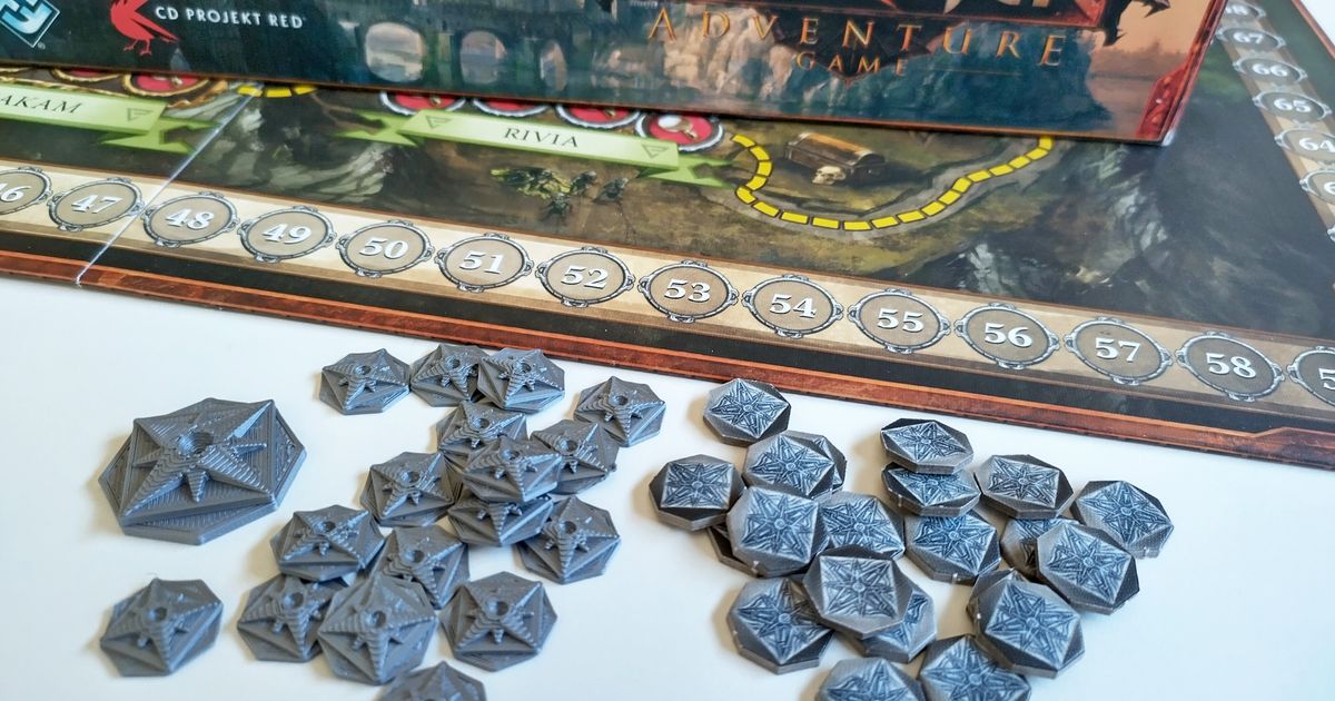 Witcher Adventure Game Generic Tokens By Yorchmur 