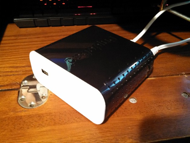 Pogoplug faceplate for desk conversion and weight reduction