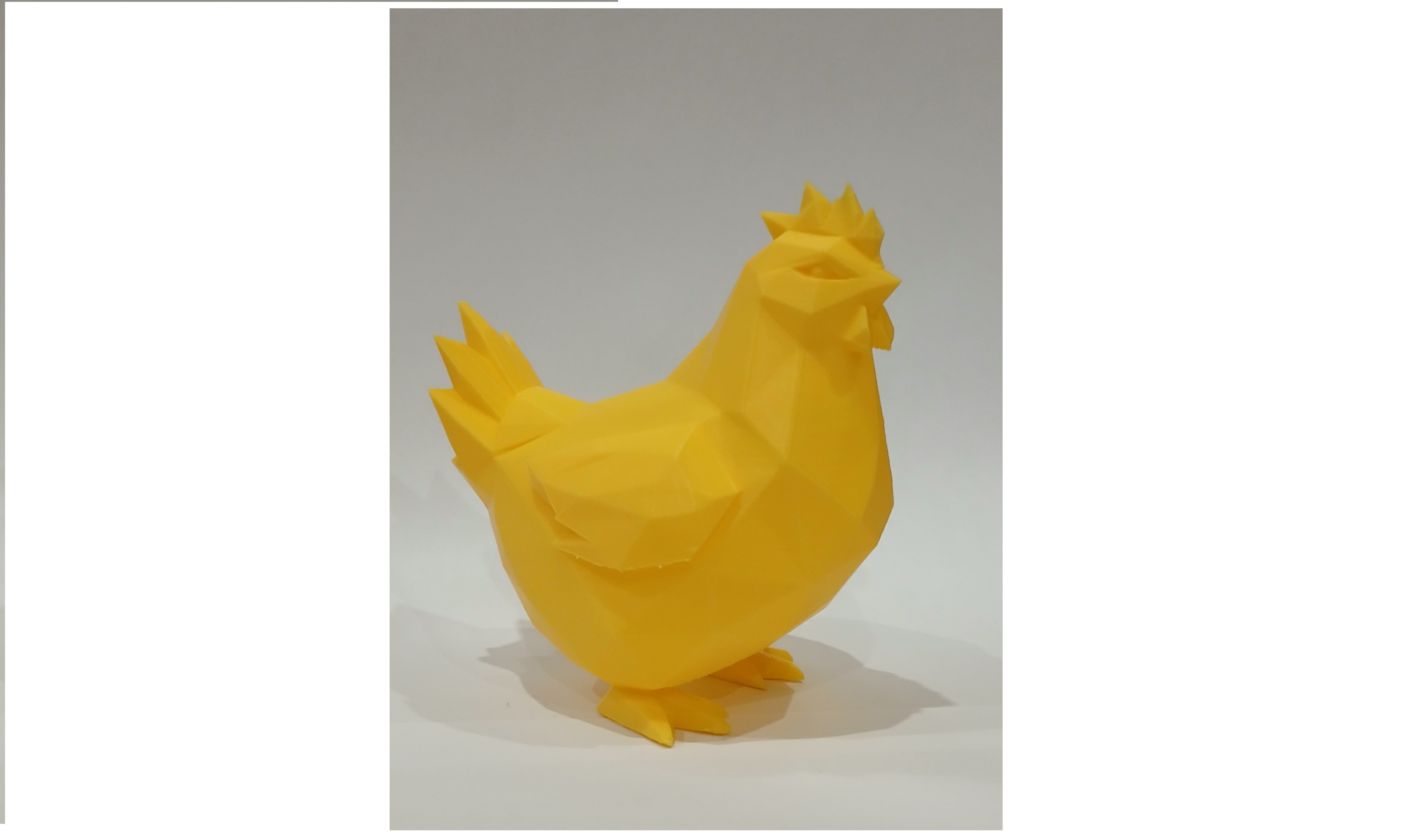 Miniatura 2 do modelo 3D Modern Low Poly Chicken easter