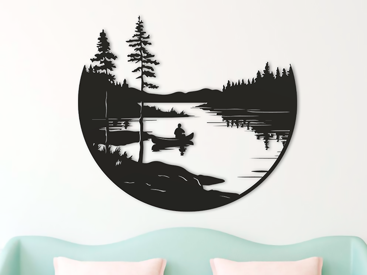 Solo Canoeist