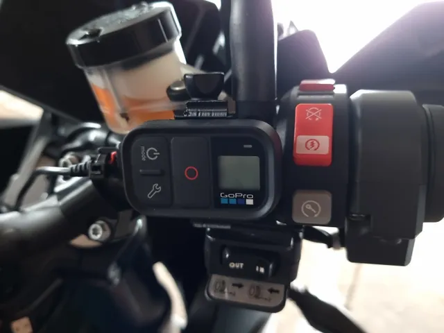 GoPro remote handlebar clip mount
