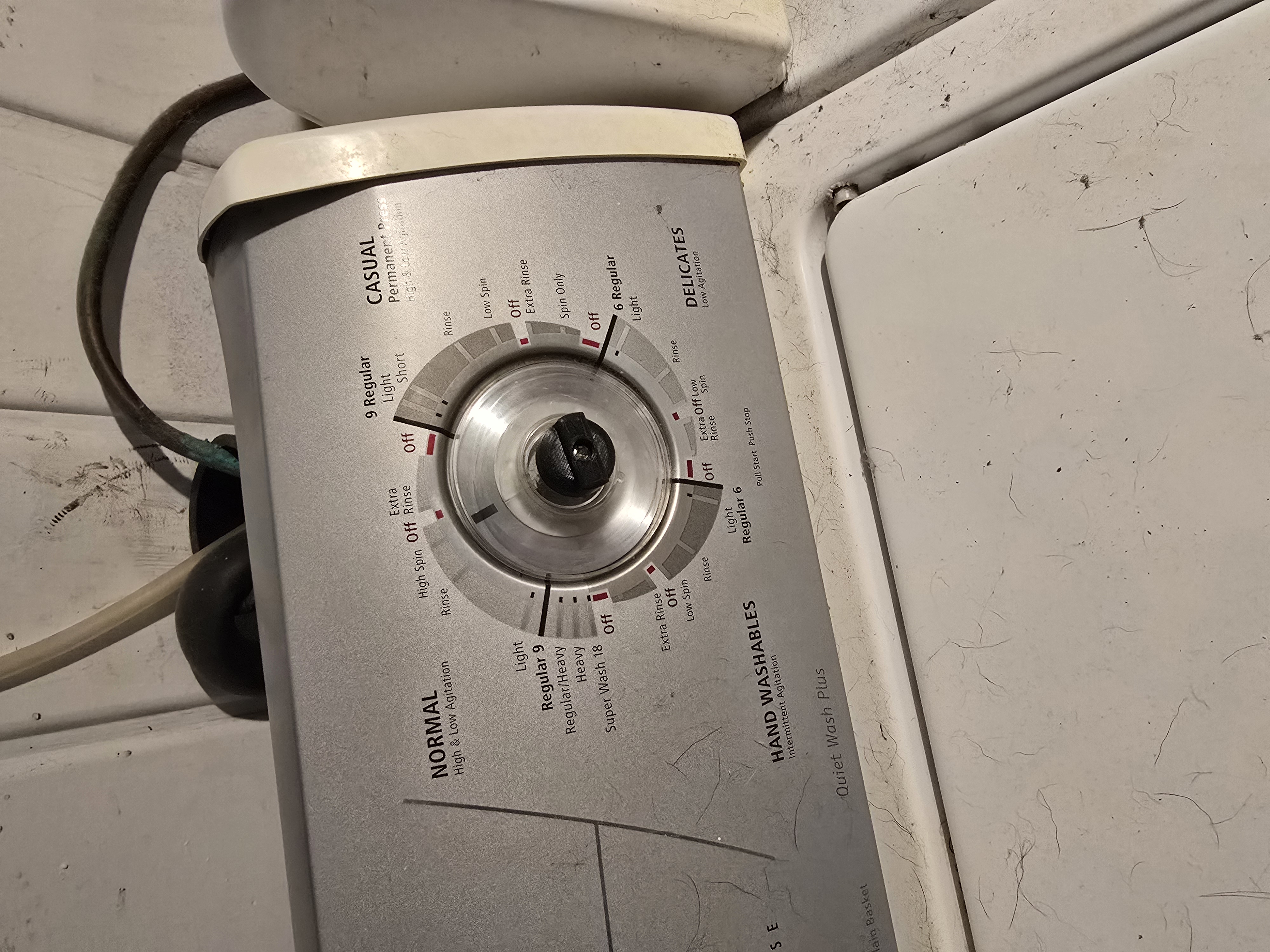 Whirlpool Timer switch program wheel pin