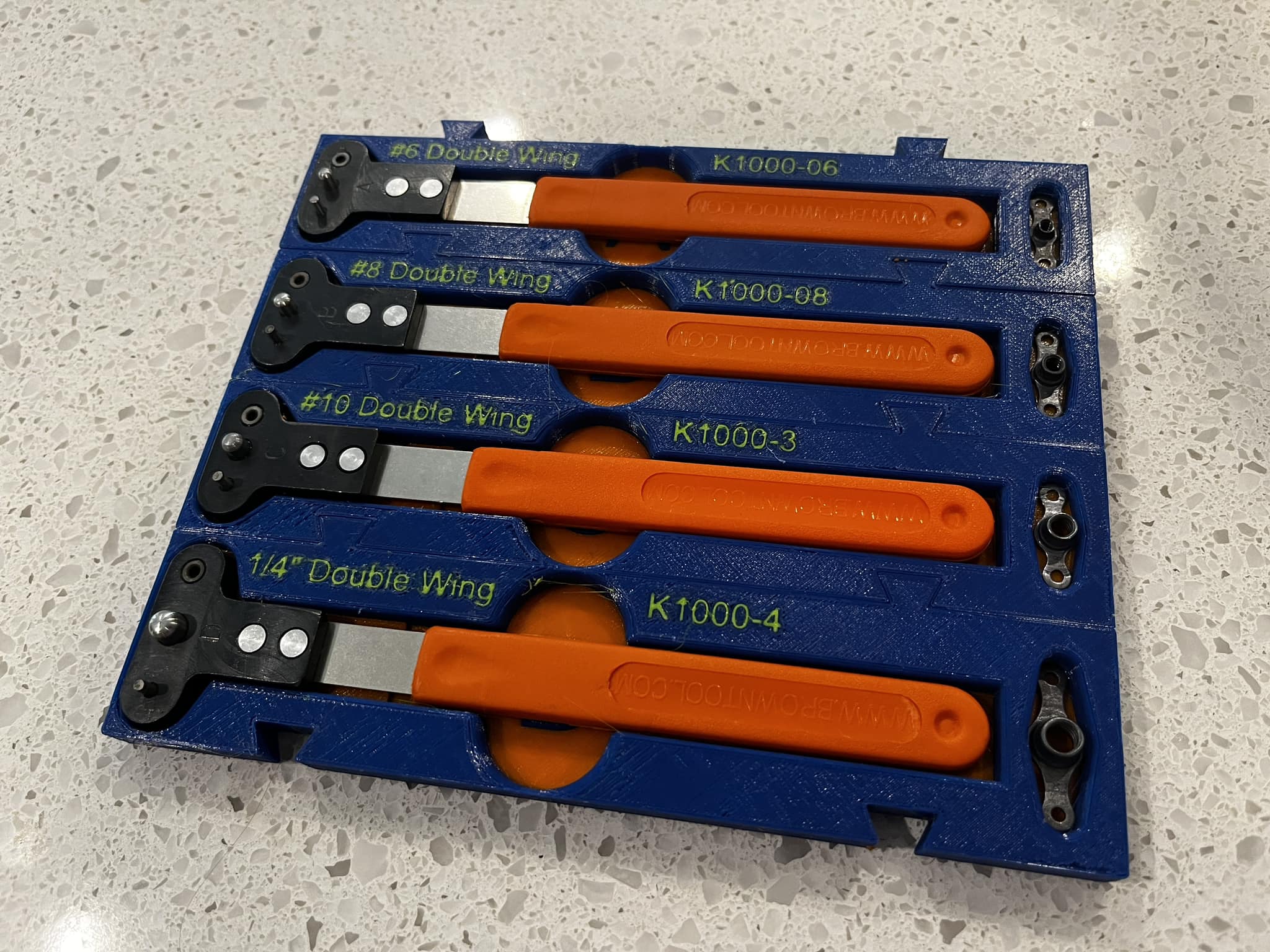 Nutplate Drill Jig Organizer by gfb Download free STL model