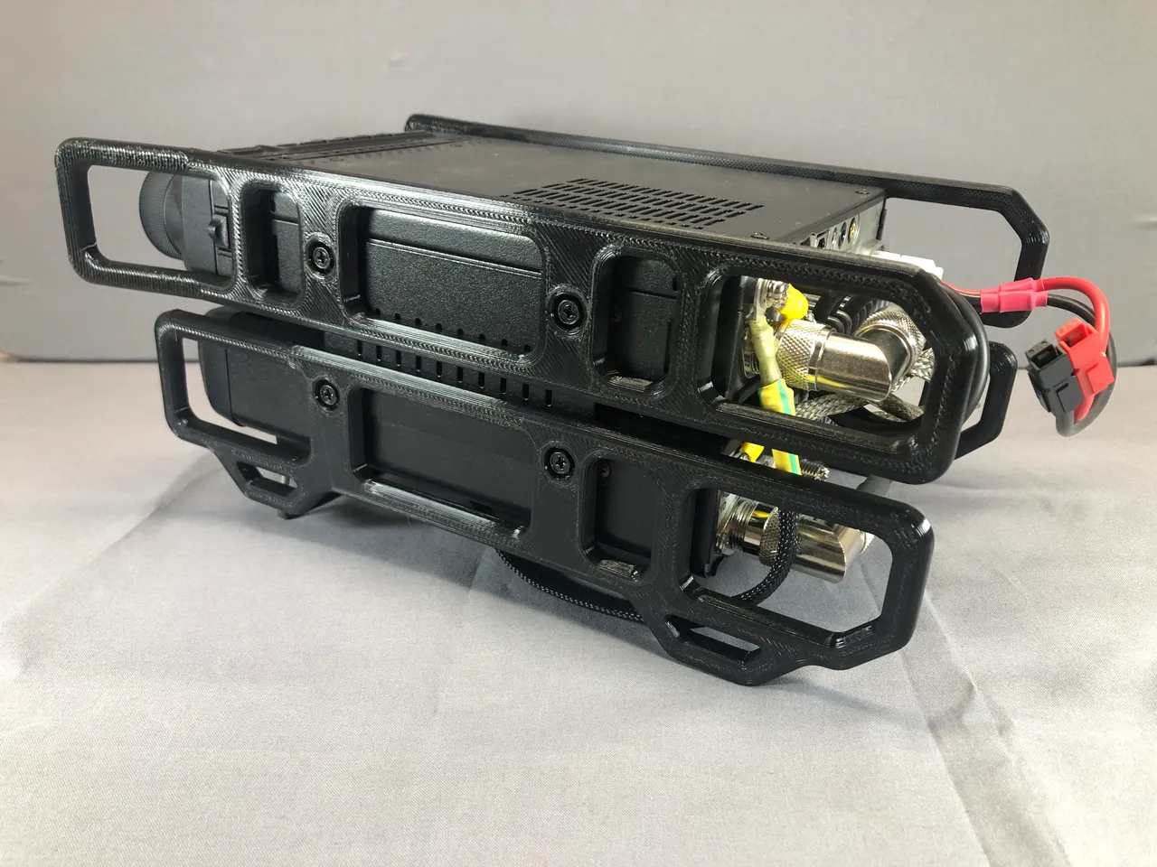 Yaseu FT-891 Radio and Yaseu FC-50 Tuner Armor / Rails by C4