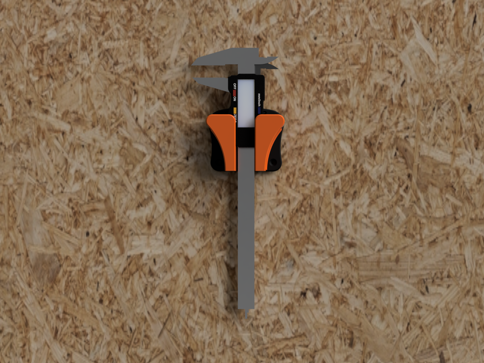 Miniatura 3 do modelo 3D Digital Caliper Holder