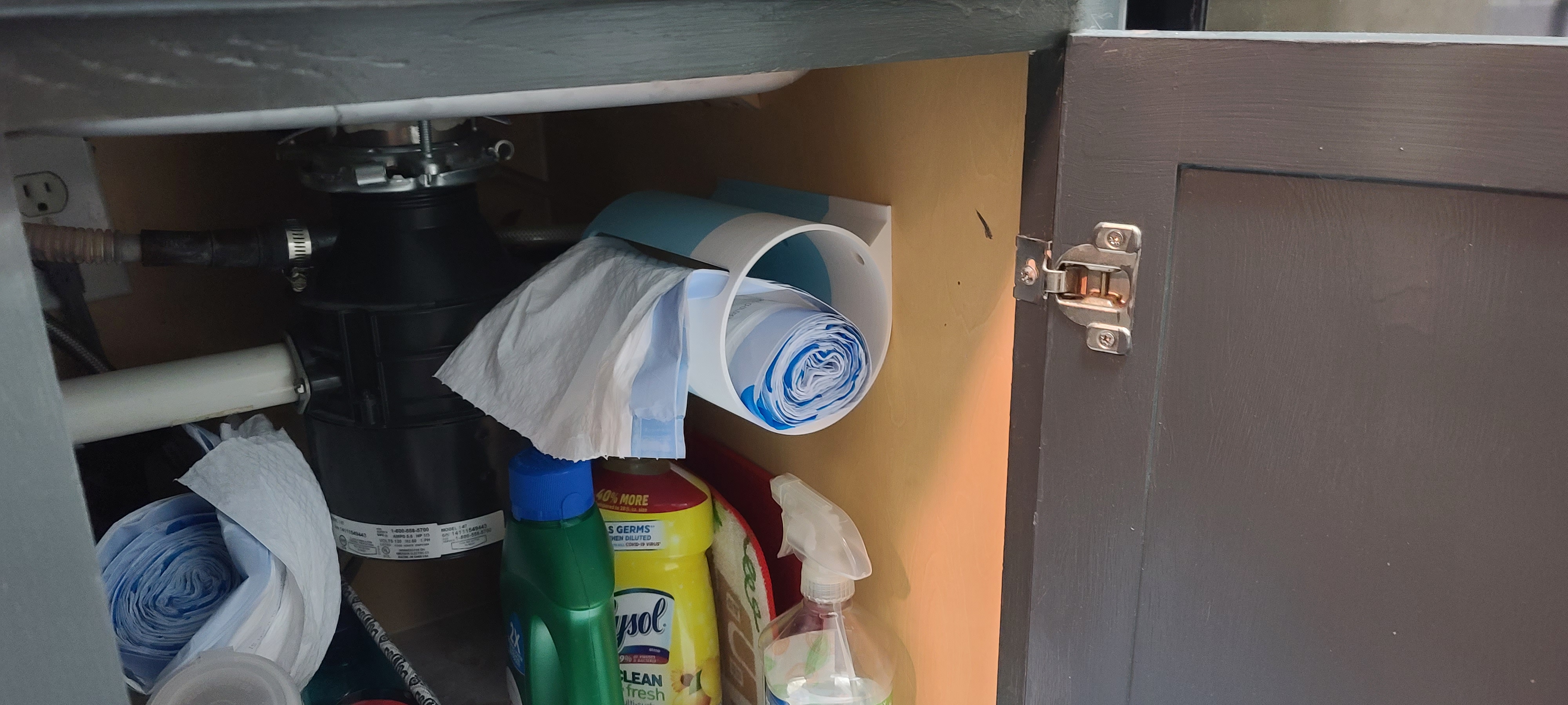 Garbage Bag Dispenser Side Mounted