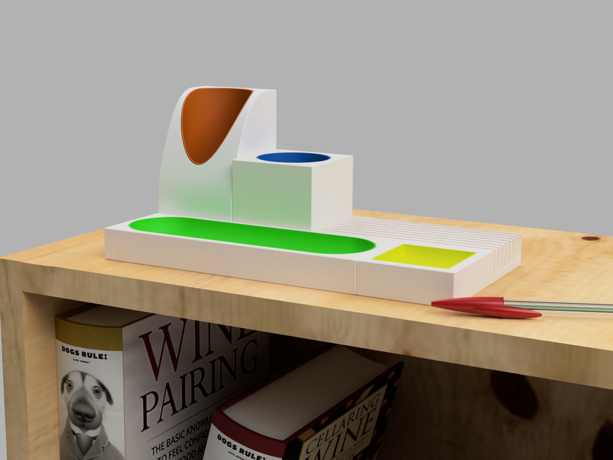 A remix of the 1x1 100mm Bauhaus pot