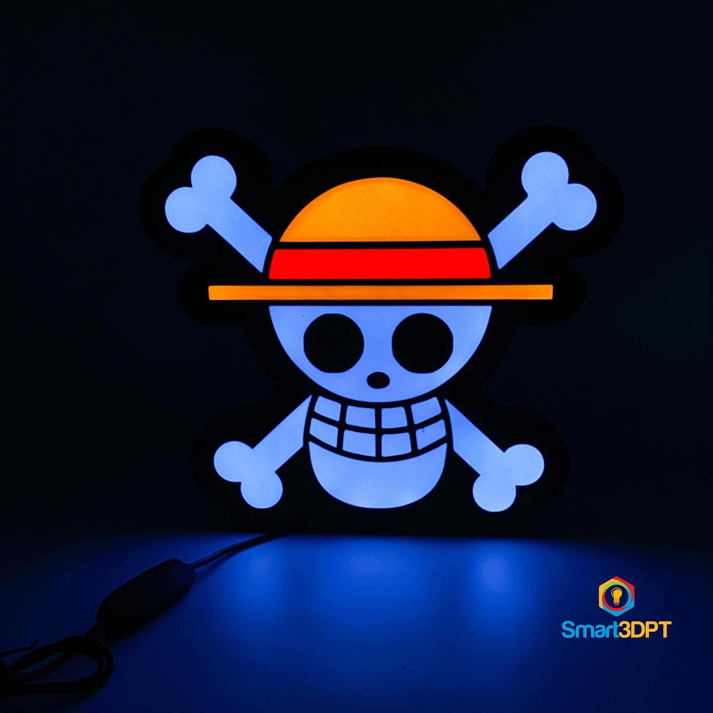 luffy one piece led lamp