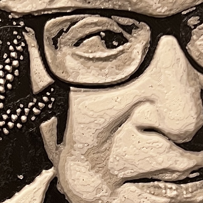 Ruth Bader Ginsburg Portrait - Hueforge By 3Delta Workshop | Download ...