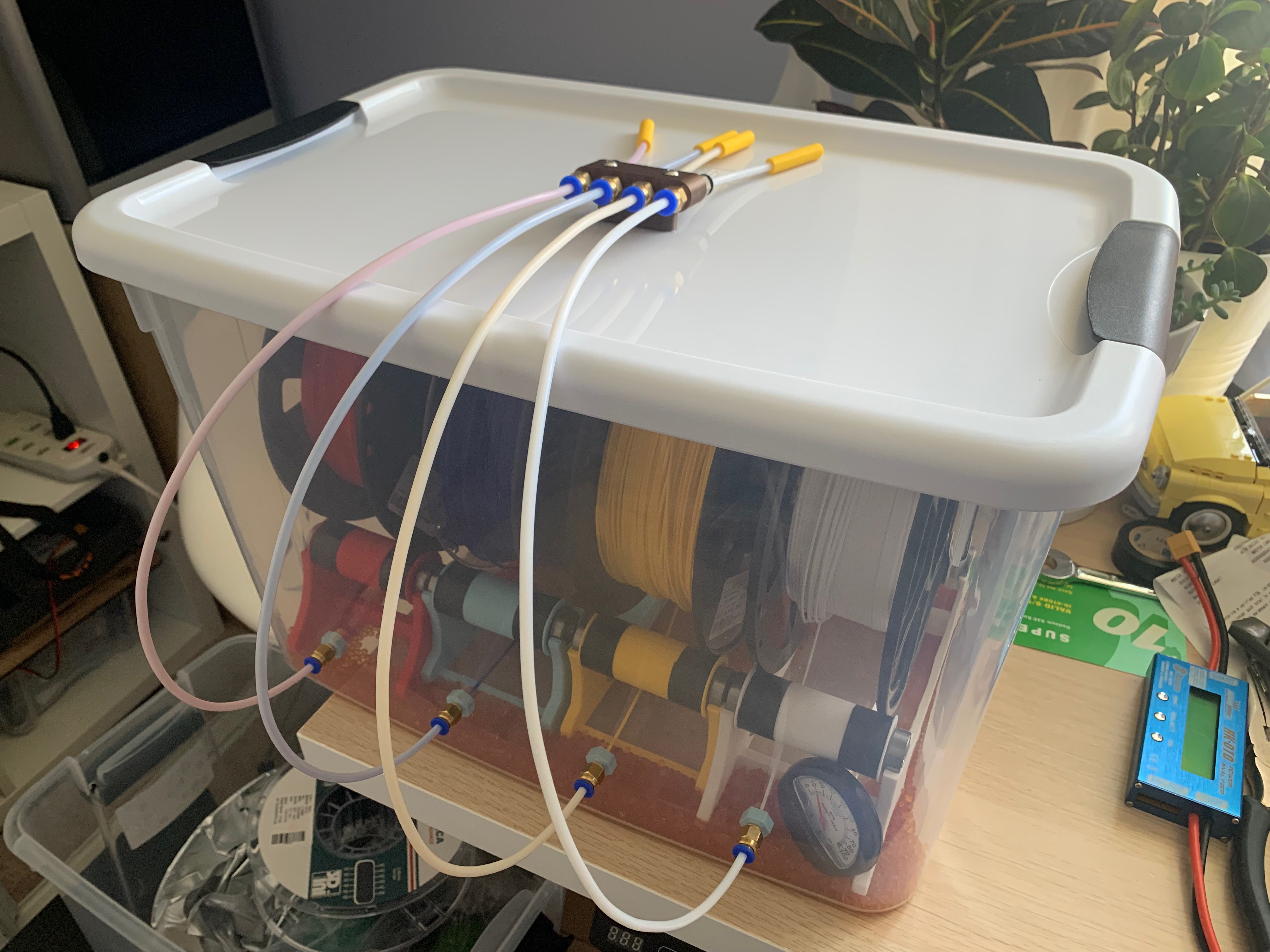 4-Spool Filament Drybox