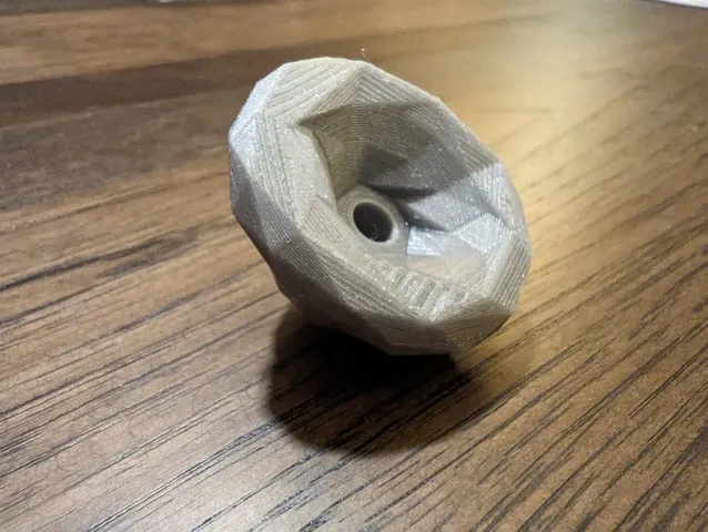 low poly dresser knob